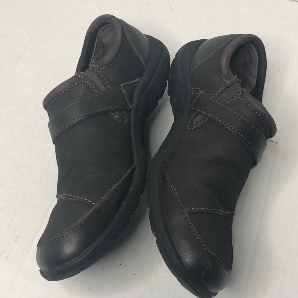 Merrell Shoes Womens 9 Dassie Buckle Brown Slip On Comfort Nubuck Leather - Picture 9 of 12